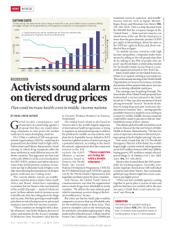 Activists sound alarm on tiered drug prices