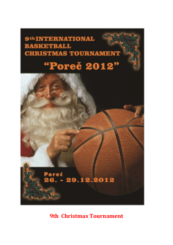 9th Christmas Tournament Poreč, 26.
