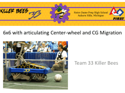 6x6 with articulating Center-wheel and CG Migration