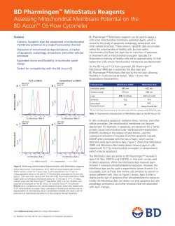 BD Pharmingen&trade; MitoStatus Reagents