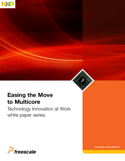 Easing the Move to Multicore White Paper