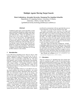 Multiple Agents Moving Target Search