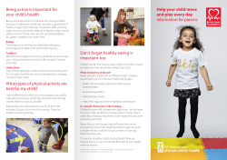 Help your child move and play every day
