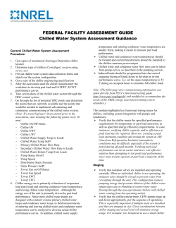 Chiller Site Assessment Guidance (MS Word)