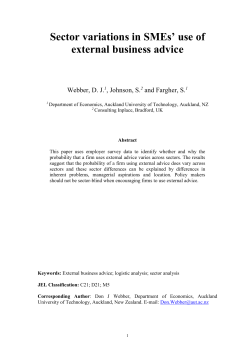 Sector - UWE Research Repository