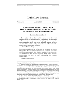 Regulating Individual Behaviors That Harm the Environment