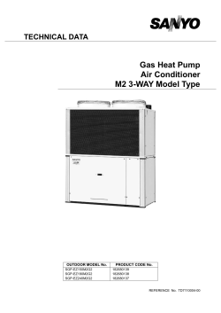 Gas Heat Pump Air Conditioner M2 3