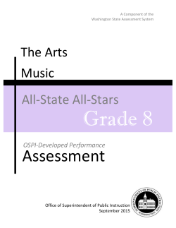 All-State All-Stars - Office of Superintendent of Public Instruction