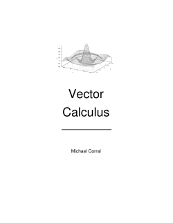 Michael Corral: Vector Calculus