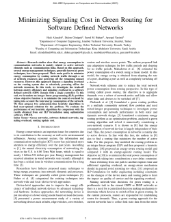20th IEEE Symposium on Computers and Communication (ISCC