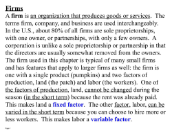 Firms
