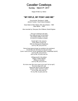 Stages - Cavalier Cowboys