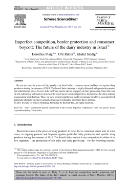 Imperfect competition, border protection and consumer boycott: The