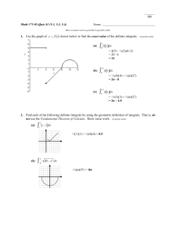 Math 150 &ndash; 41: Quiz #
