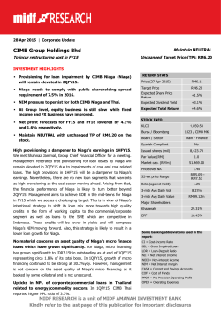 To incur restructuring cost in FY15