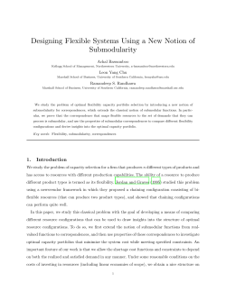Designing Flexible Systems Using a New Notion of Submodularity