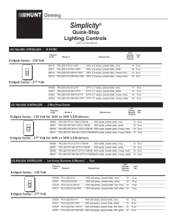 Simplicity&reg; - Commercial Lighting Sales