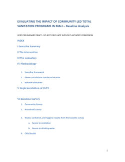 read the baseline analysis here - Community