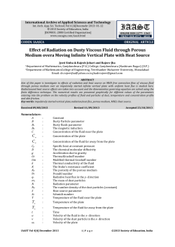 Effect of Radiation on Dusty Viscous Fluid through Porous Medium