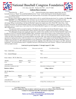 to the 2016 NBC Player Contract.