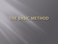 The Basic Method