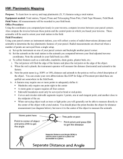 Lab 8: Planimetric Mapping