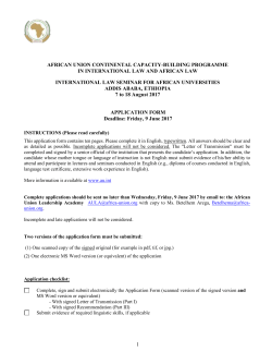 Application Form