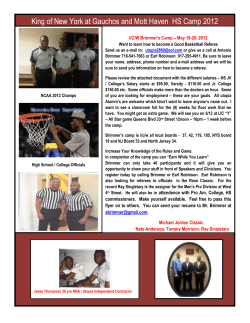 King of New York at Gauchos and Mott Haven HS Camp 2012