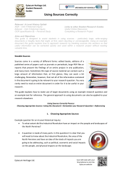 3. Using Sources Correctly