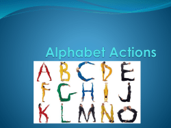Alphabet Actions