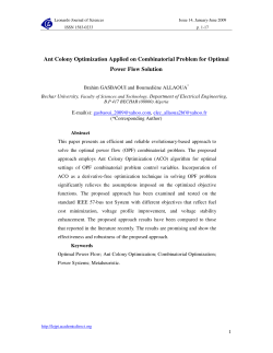 Ant Colony Optimization Applied on Combinatorial Problem for
