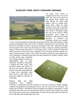 Duggleby Howe - The Prehistoric Society