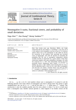 Nonnegative k-sums, fractional covers, and probability of small