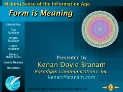 Making Sense of the Information Age