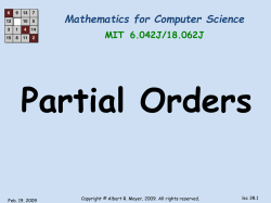 strict partial orders examples