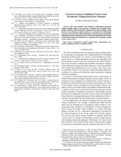 Consensus Seeking in Multiagent Systems Under Dynamically