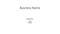 Business Name Business address Phone: 555-555-1234
