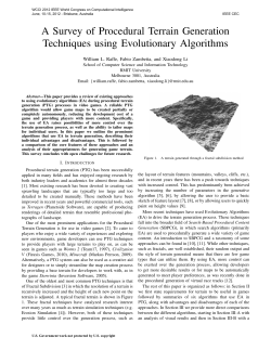 A Survey of Procedural Terrain Generation