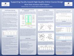 eCampus Course Design and Development Seminar (eCD2S)