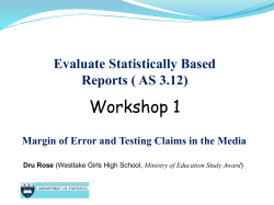 Stats Day 22 Nov AS3.12 Ppt Margin of error