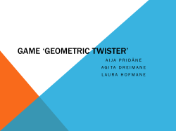 Game ``Geometric Twister``