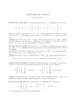 18.06 Linear Algebra, Problem set 7 solutions
