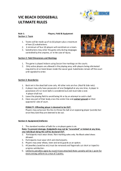 Dodgeball Rules