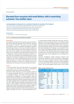 Elevated liver enzymes and renal failure, with a surprising outcome