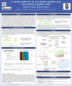 abstract short-reads assembly our method results
