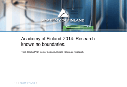 Research knows no boundaries