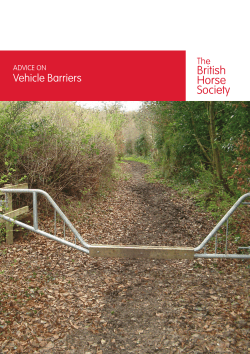 Vehicle Barriers - British Horse Society