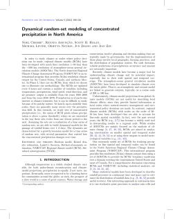 Dynamical random-set modeling of concentrated precipitation in