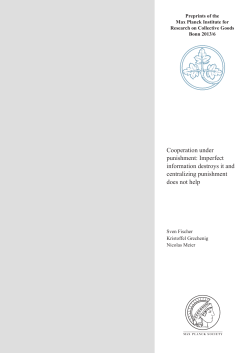 Cooperation under punishment: Imperfect information destroys it