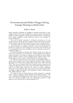 Environmental and Market Changes Driving